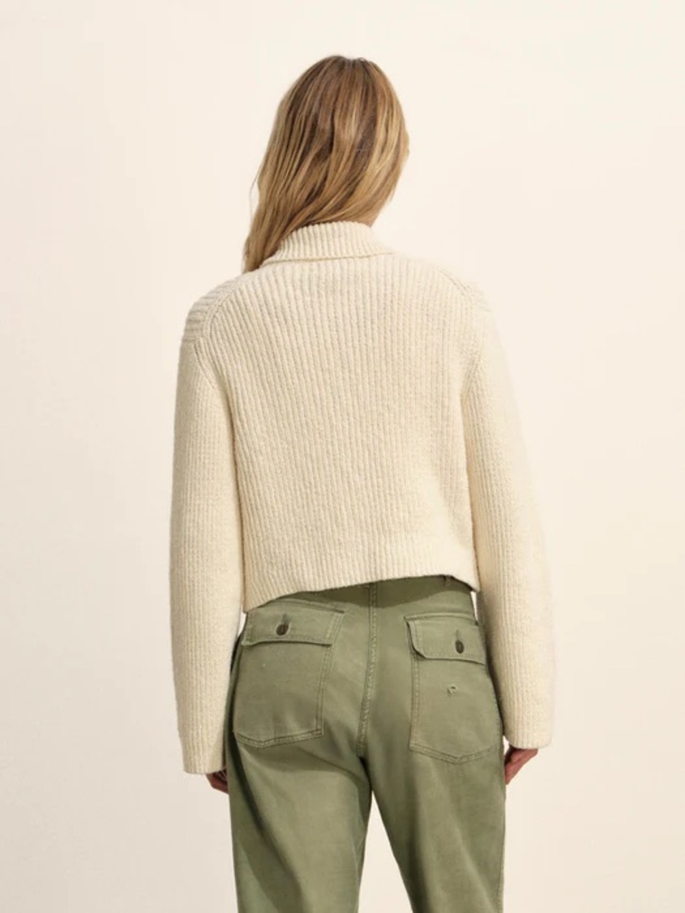 NWOT Buck Mason SOFT SPUN COTTON COLLARED CARDIGAN - Picture 3 of 8